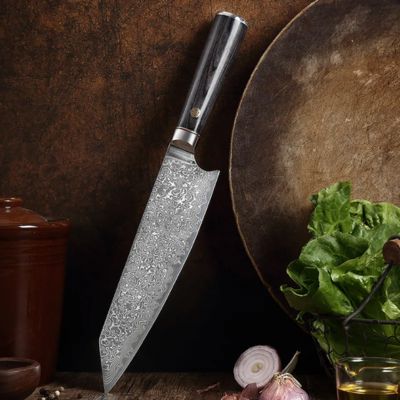 Professional Chef Knife Damascus Stainless Steel 67 - RS Knives™